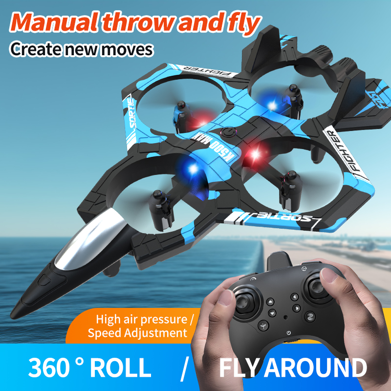Drone Rc Fighter Jet - K500 Remote Control Drone 2.4G 360°