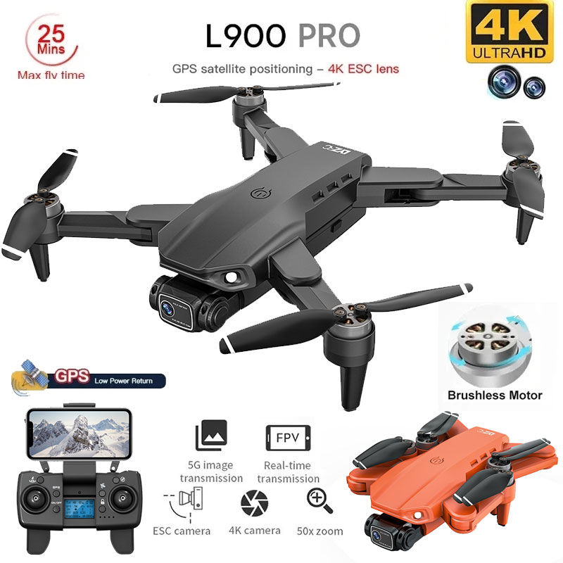 Drone Rc With Screen - L900 Pro GPS Drone 4K Professional