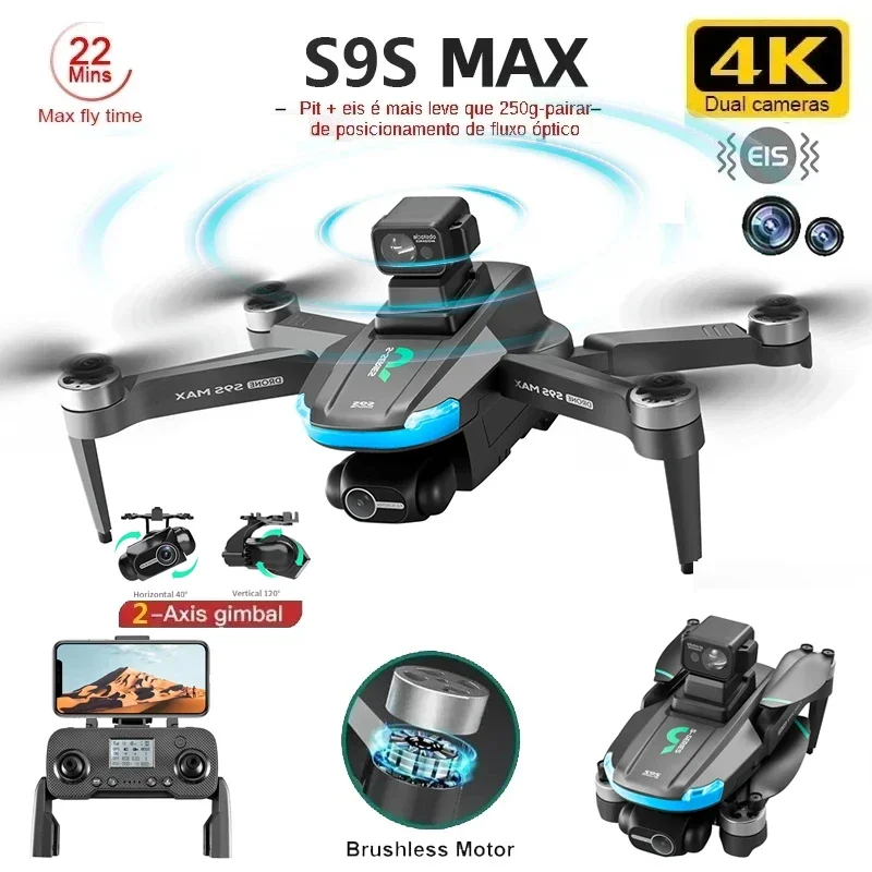 Drone Rc With Screen - NEW S9S MAX MINI Drone 4K