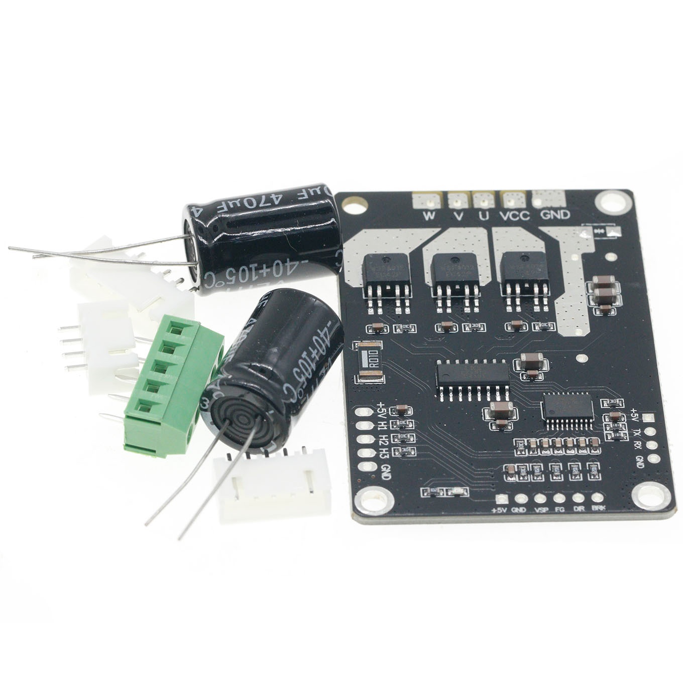 Brushless Motor - BLDC-200W 5V-40V 25A inductive Brushless Hall
