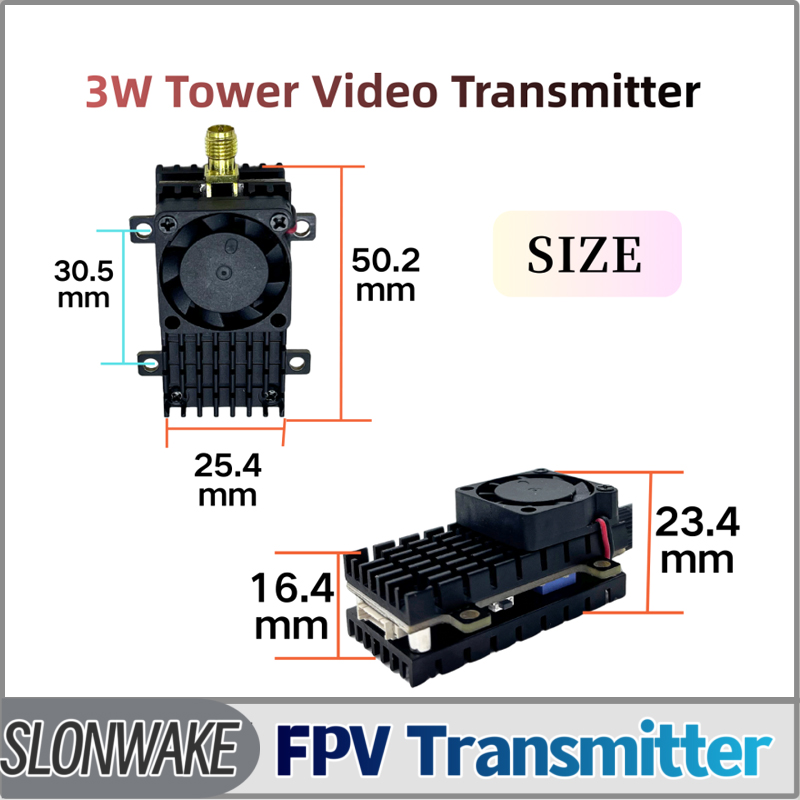 Drone Rc Fpv - SLONWAKE 5.8G 3000mW Simulation VTX FPV
