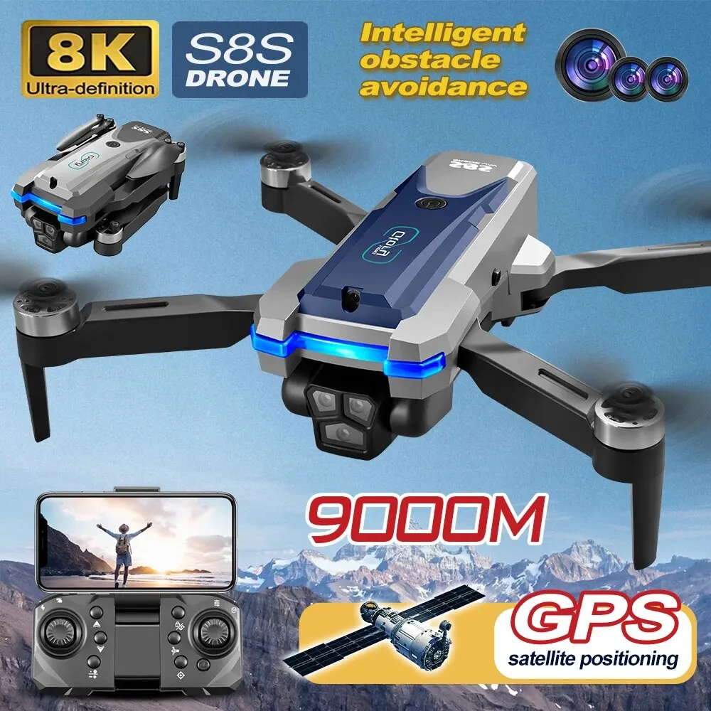 Drone Rc With Screen - S8S GPS Drone 5G Wifi 8K