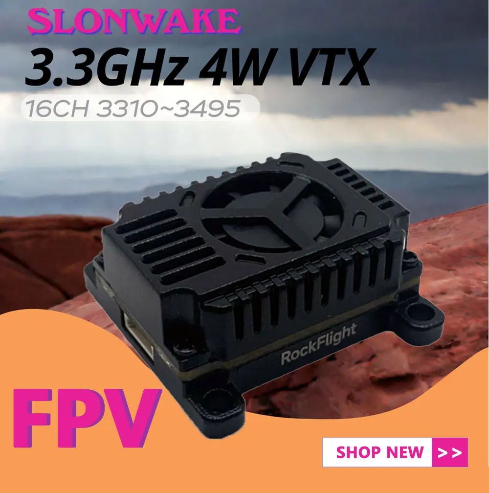 SLONWAKE FPV 3.3G 16CH 4000mW  - Drone Rc Fpv 评论和价格