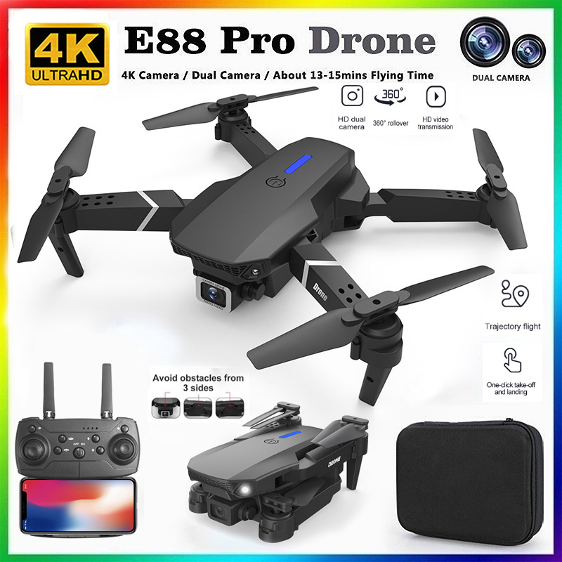 2026 NEW E88 Professional HD 4 - Drone Rc Land 评论和价格