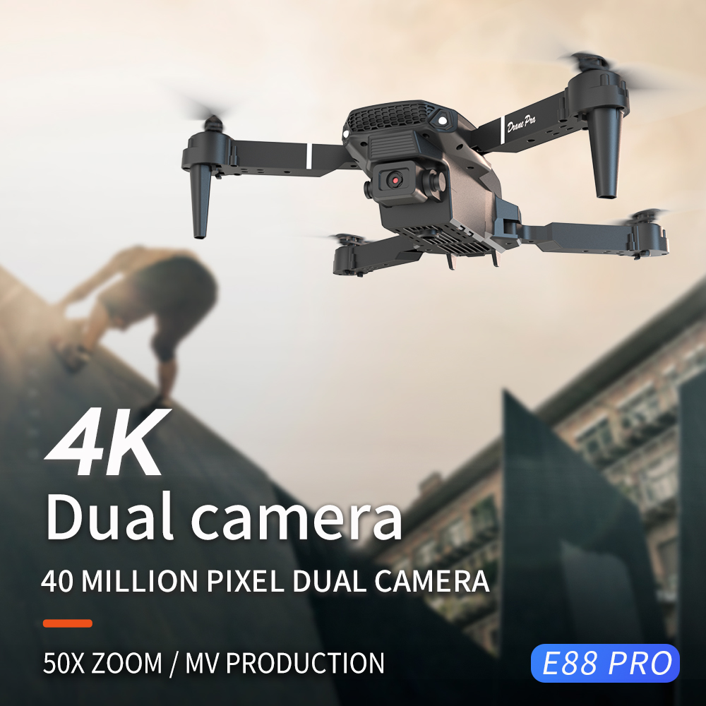 2026 NEW E88 Professional HD 4 - Drone Rc Land 评论和价格