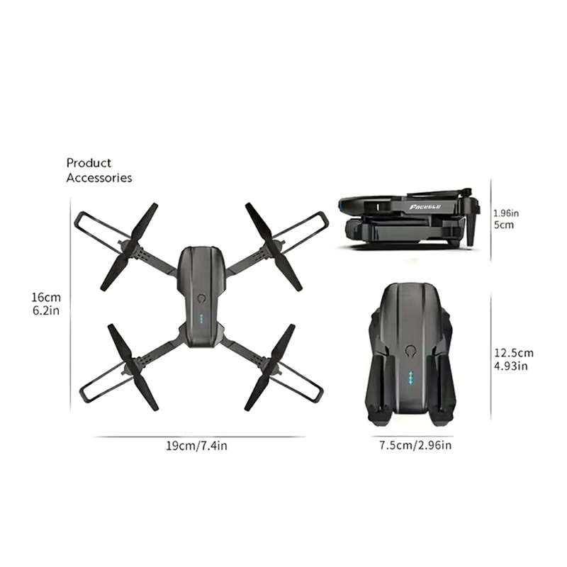 E99 Pro Mini RC Drone FACEGLE  - Drone Rc E99 评论和价格