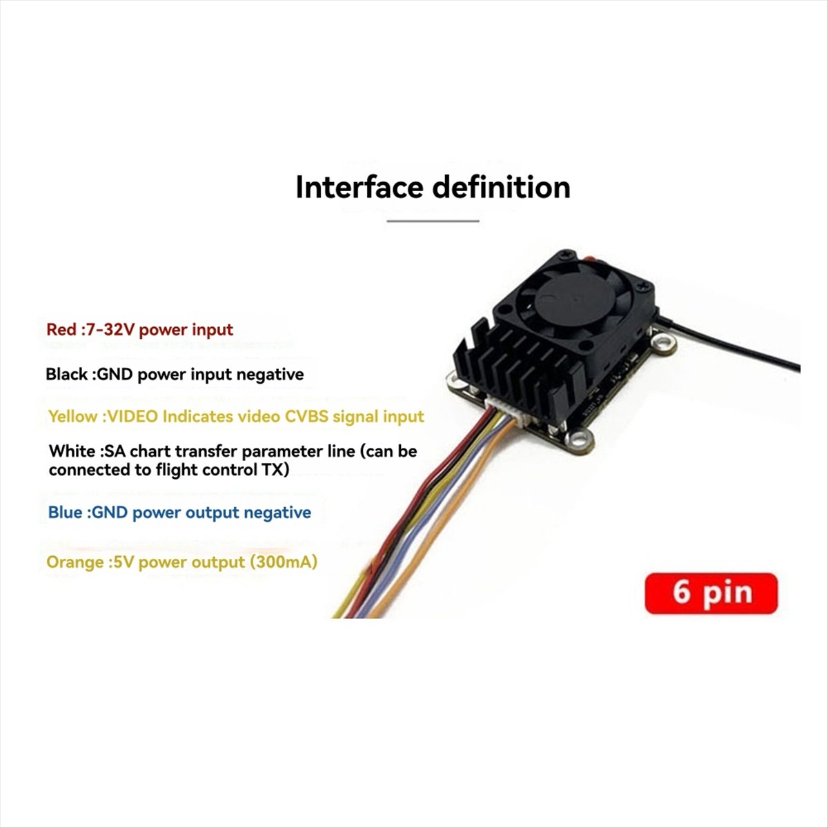 5.8G 2W VTX 2000mW FPV Video T - Drone Rc Fpv 评论和价格