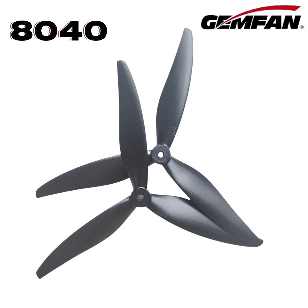 Gemfan 8040 8X4X3 3-blade 8-in - Drone Rc Parts 评论和价格