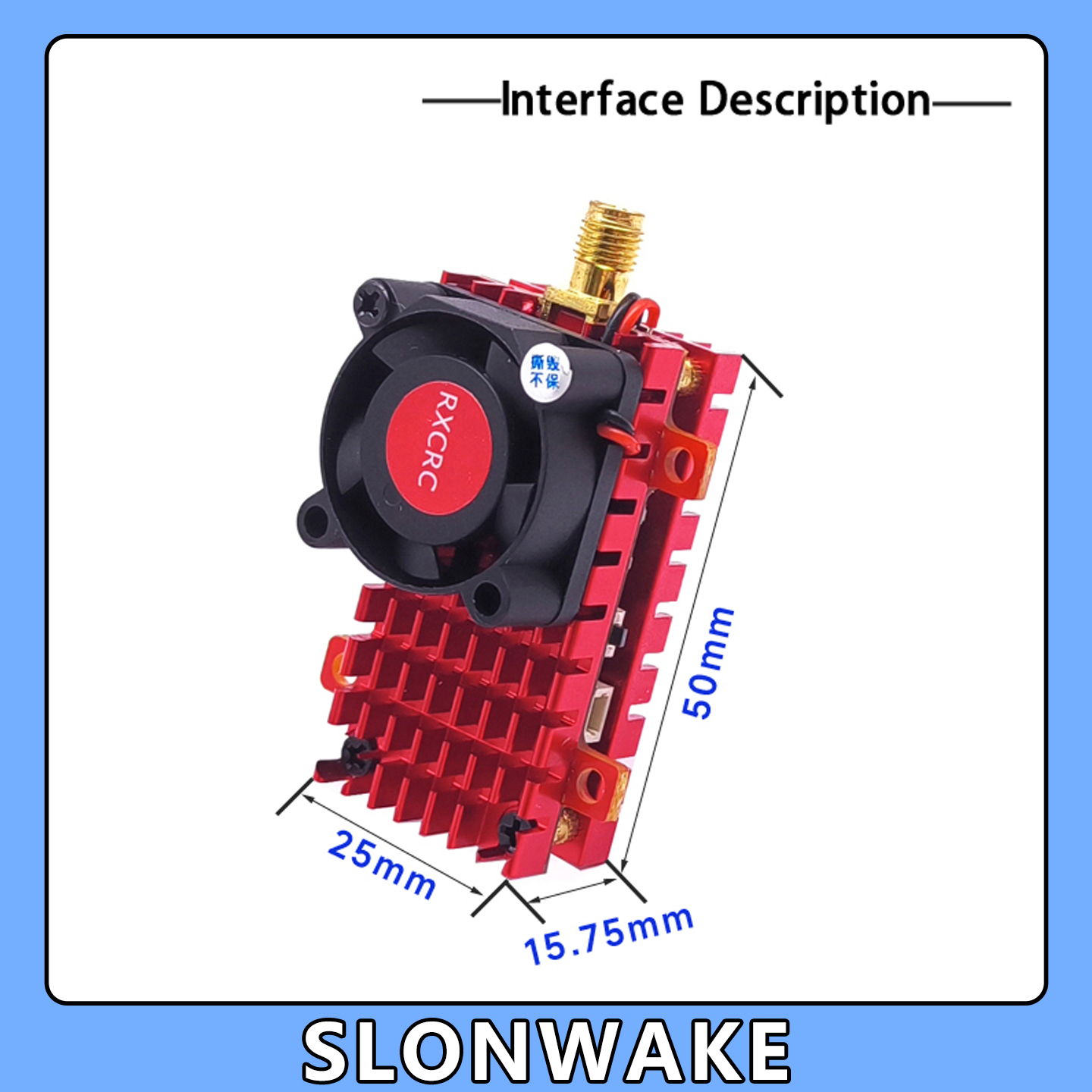 SLONWAKE 5.8G 2W VTX FPV 1800T - Drone Rc With Screen 评论和价格