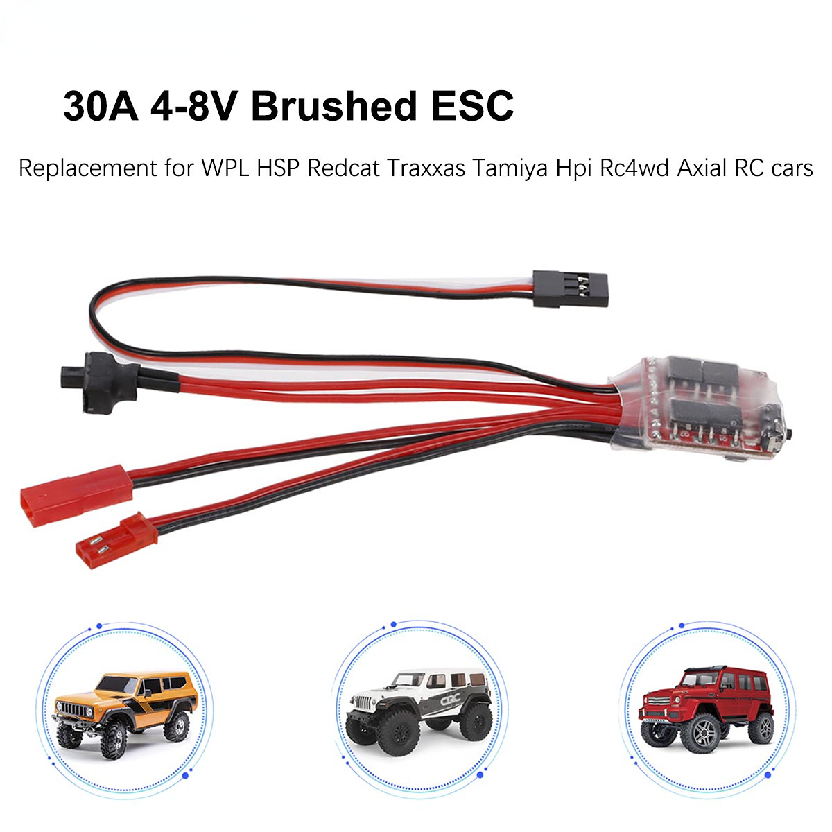 Mini RC Car 30A Brushed ESC Fo - Rc Boat 评论和价格