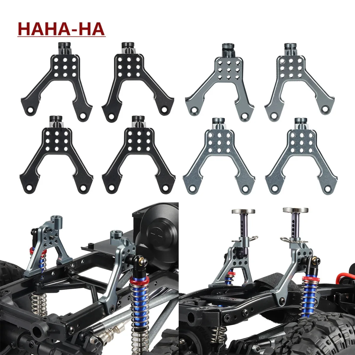 4Pcs Aluminum Front Rear Shock - Rc Rock Crawler 评论和价格