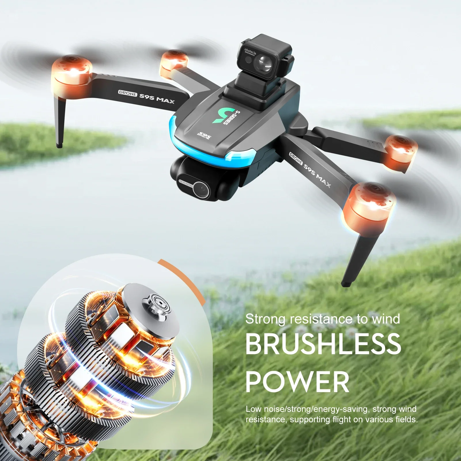 NEW S9S MAX MINI Drone 4K 2-Ax - Drone Rc With Screen 评论和价格