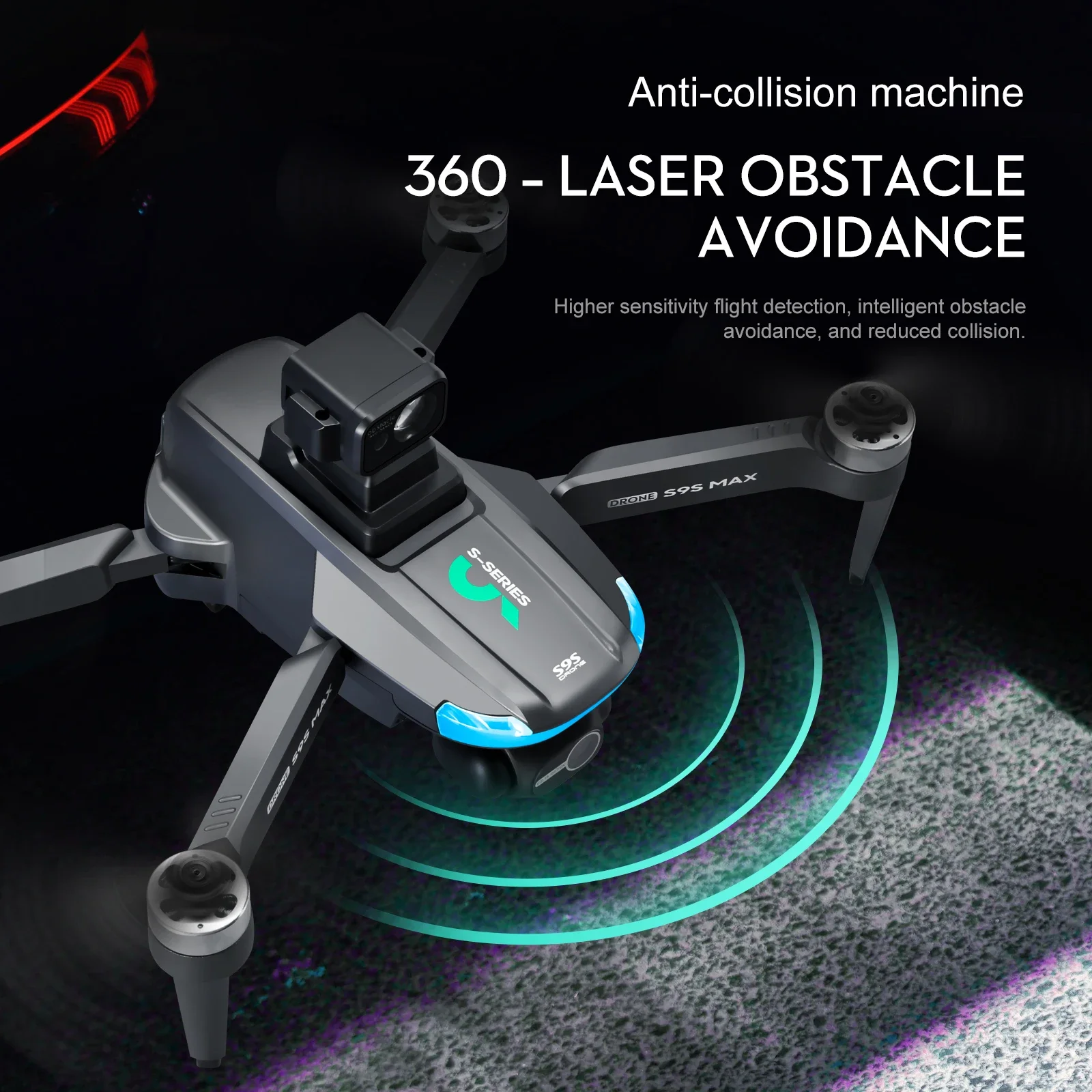 NEW S9S MAX MINI Drone 4K 2-Ax - Drone Rc With Screen 评论和价格