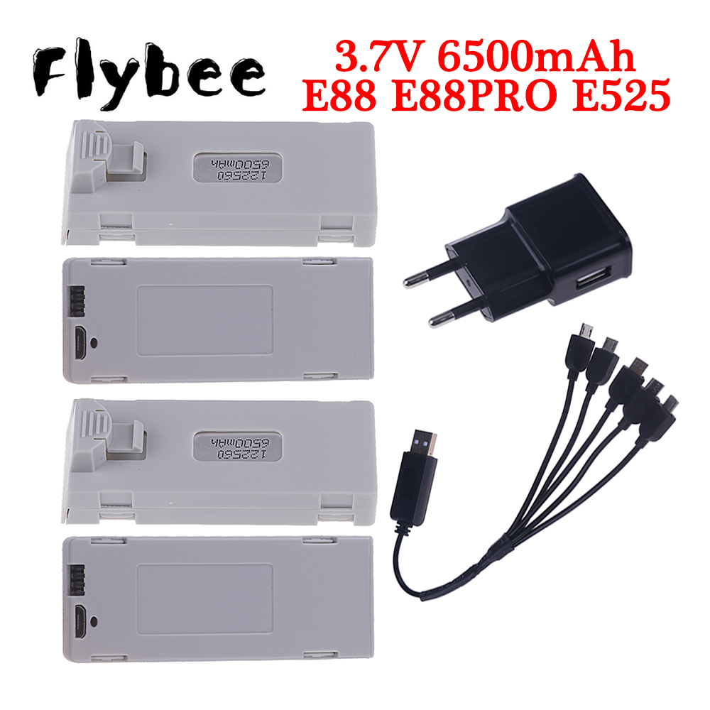 Original E88 Battery 3.7V 6500 - Drone Rcs 评论和价格