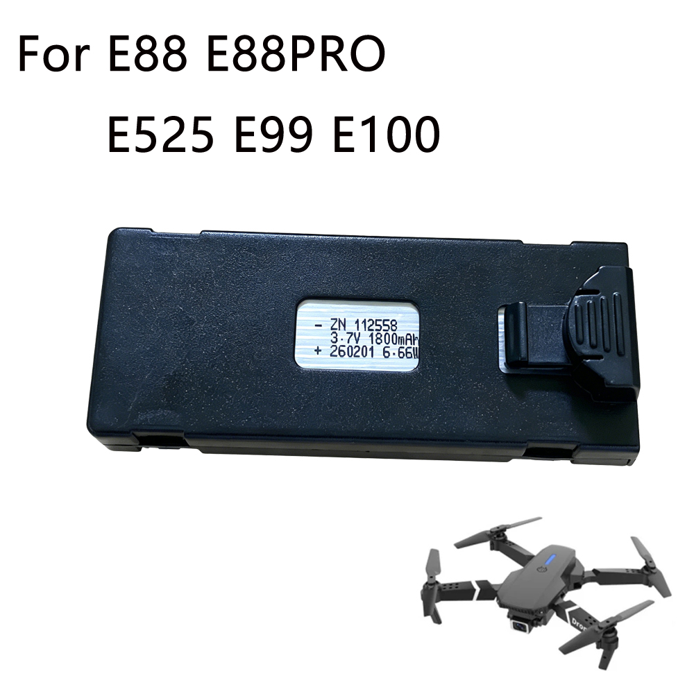 E88 Drone Battery 3.7V 1800mAh - Drone Rc E99 评论和价格