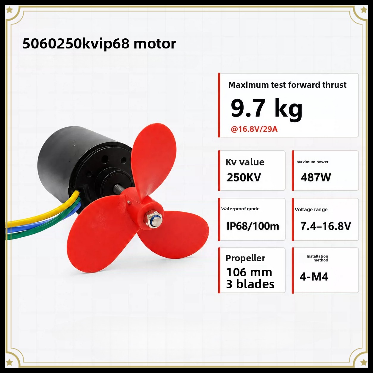 A5060 Waterproof Brushless Mot - Rc Boat 评论和价格