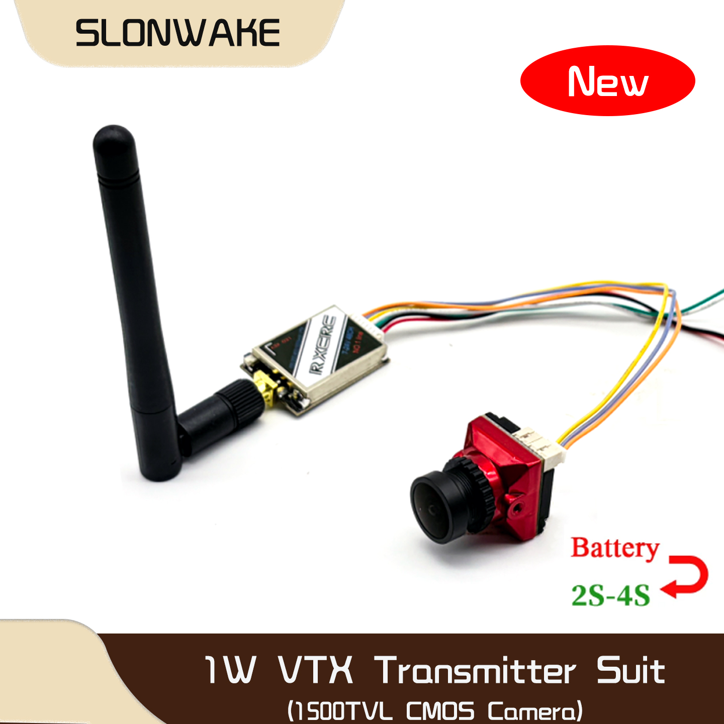 SLONWAKE  5.8G 48CH 1W VTX 100 - Drone Rc With Camera 评论和价格
