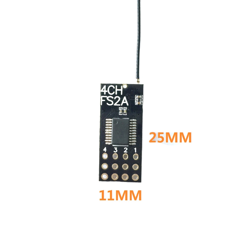 Flysky FS2A Mini Receiver 4CH  - Drone Rc Mini 评论和价格
