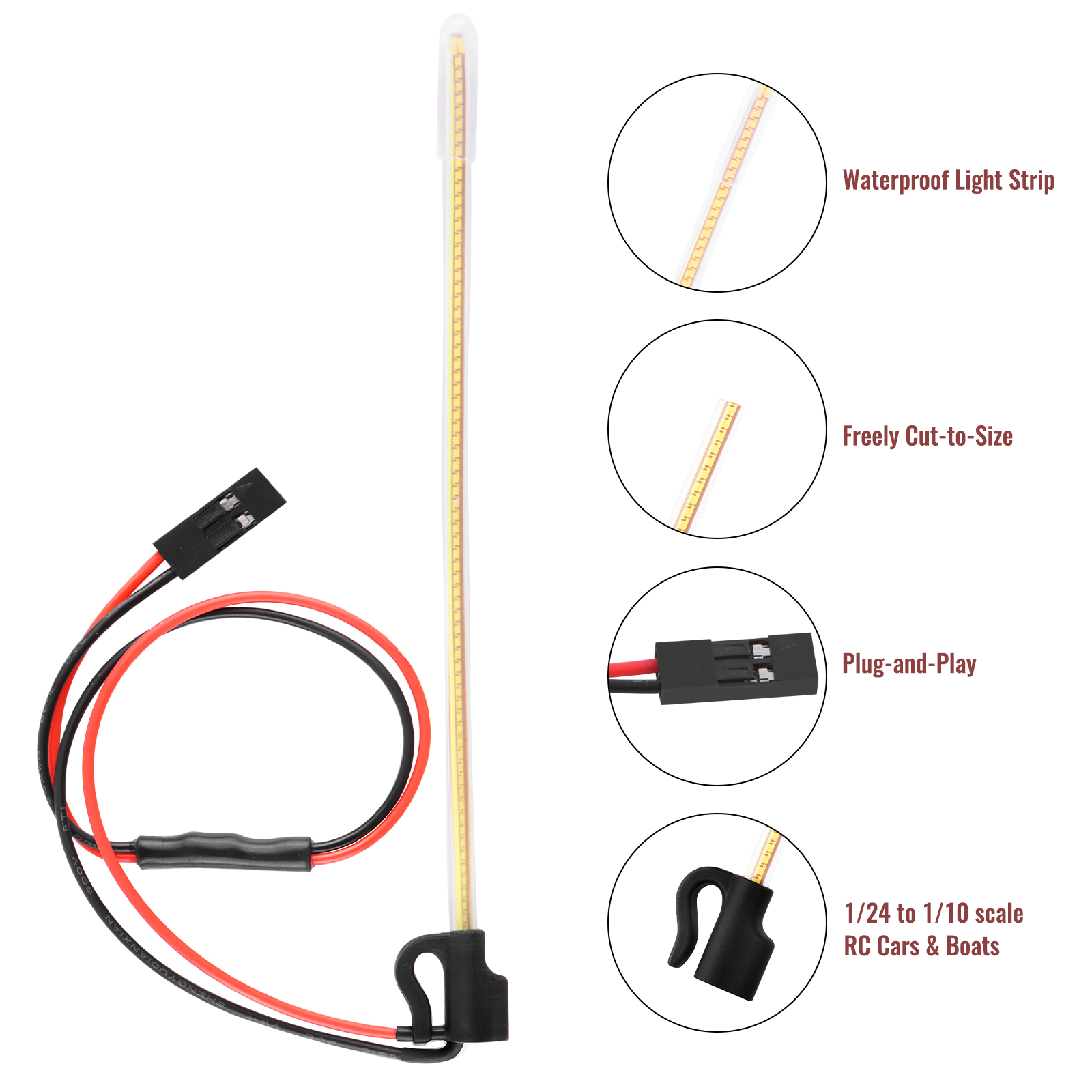 ModRax 2PCS LED RC Antenna Lig - Drone Lidi Rc 评论和价格