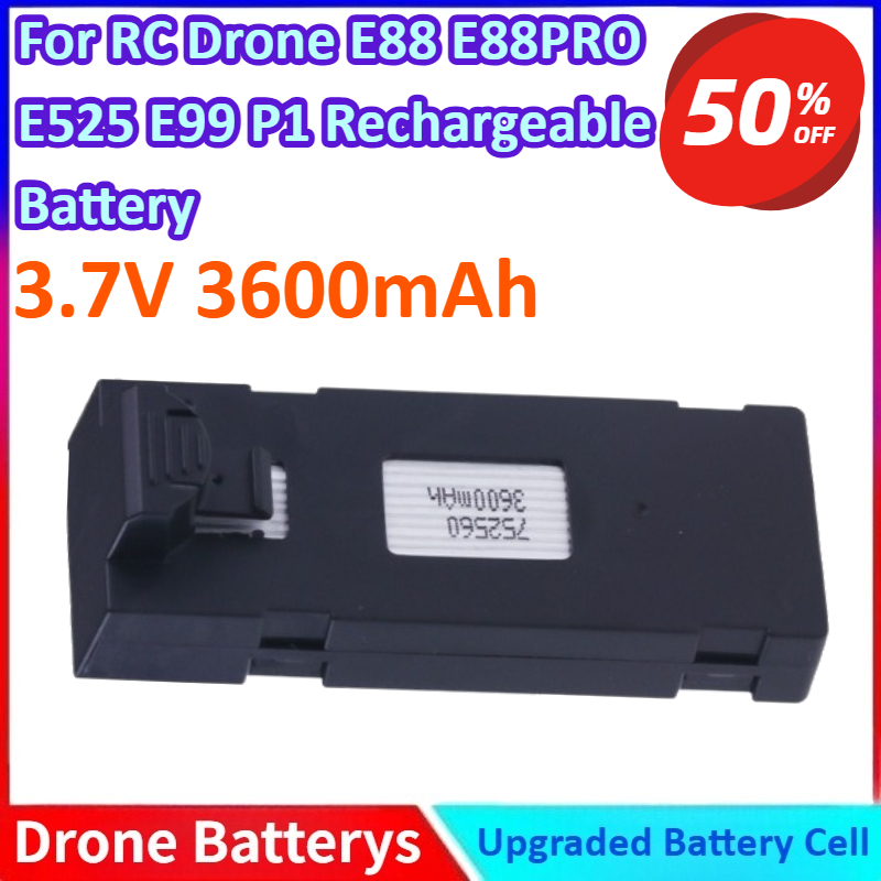 3.7V 3600mAh New Li-ion Batter - Drone Rc E99 评论和价格