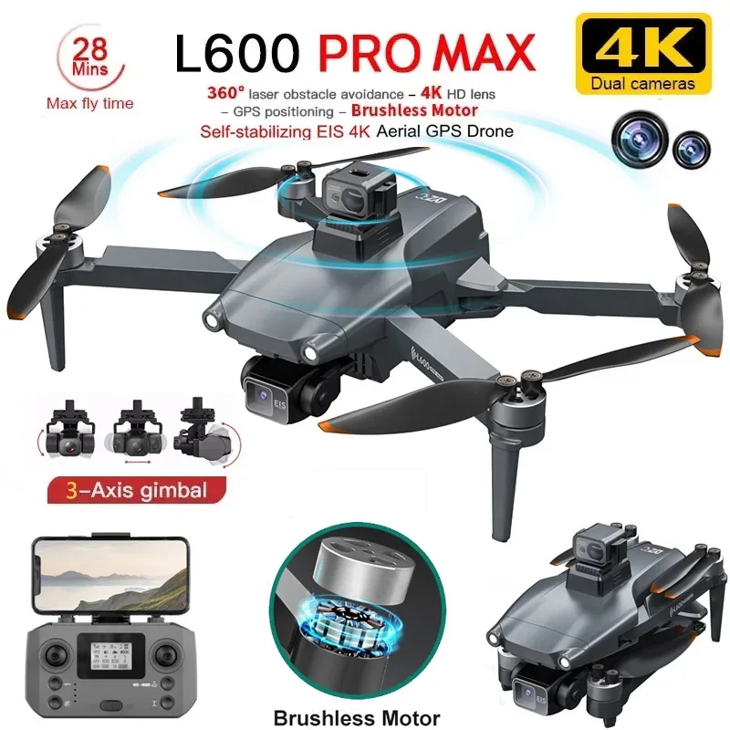 L600 PRO MAX GPS Drone Profess - Drone Rc With Screen 评论和价格