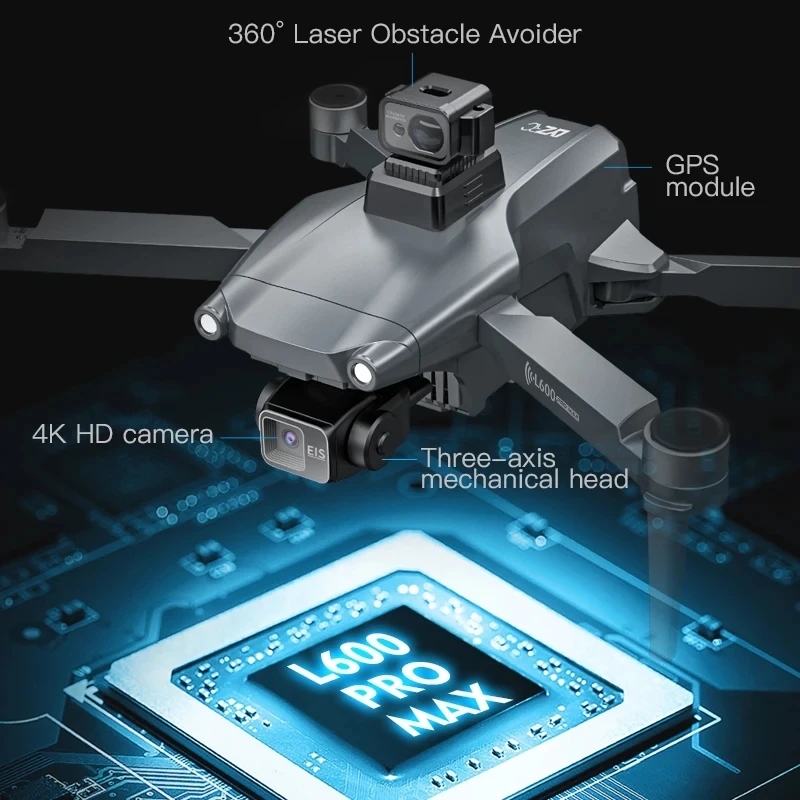 L600 PRO MAX GPS Drone Profess - Drone Rc With Screen 评论和价格