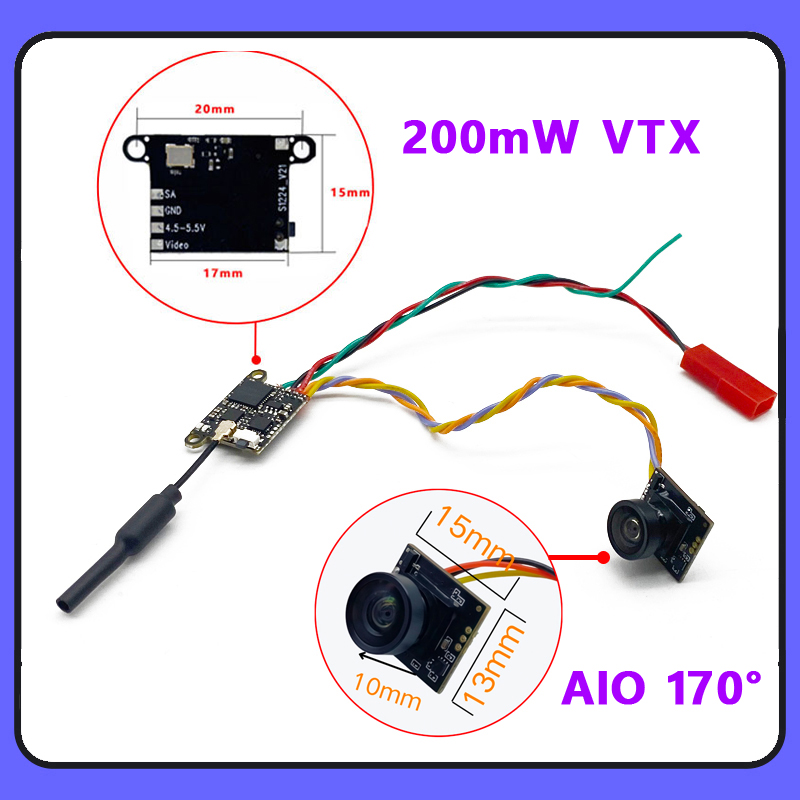 SLONWAKE 5.8G 1200TVL FPV Came - Drone Rc Mini 评论和价格