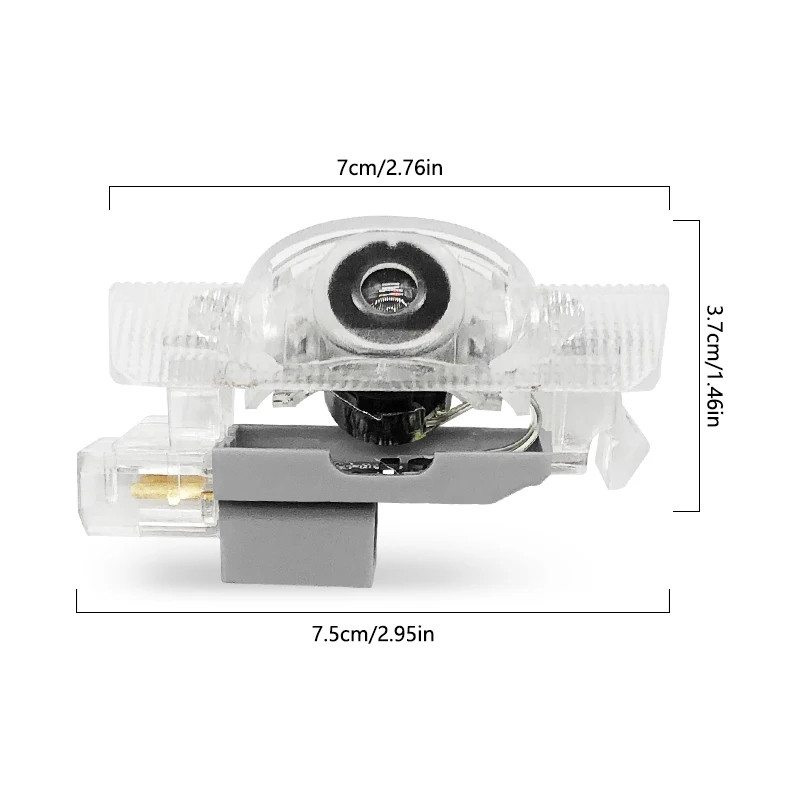 2Pcs LED Projector Lamp Car Do - Drone Lidi Rc 评论和价格