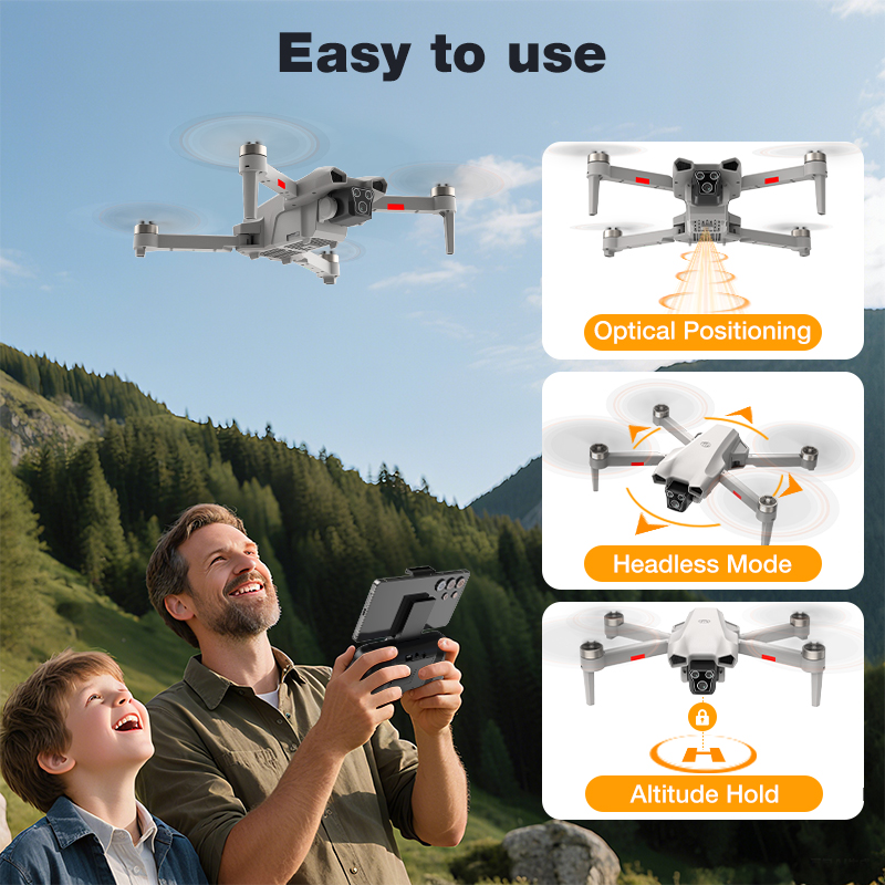 NEW Hot L017 Pro Drone Brushle - Drone Rc Land 评论和价格