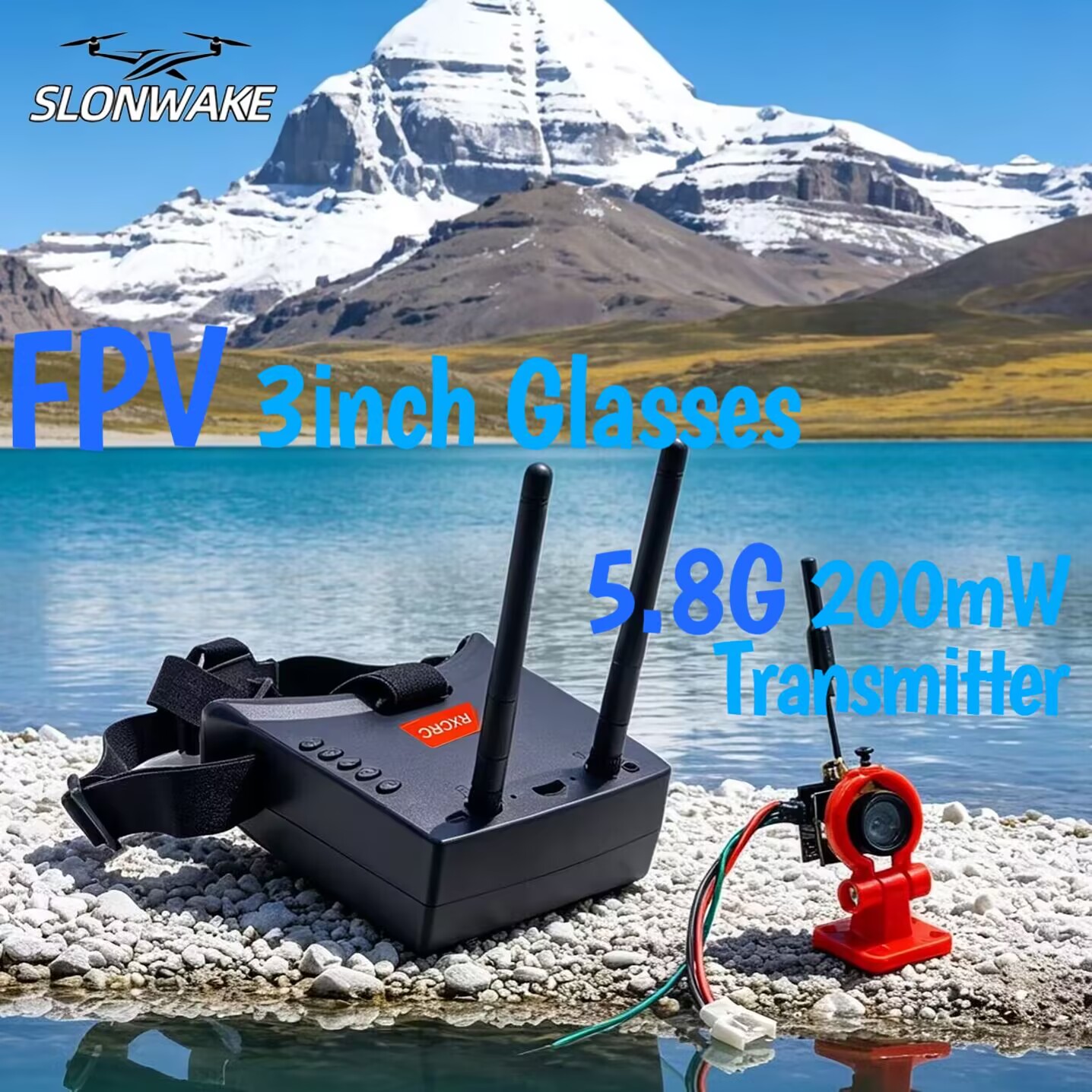 SLONWAKE 5.8G Analog VTX Trans - Drone Rc With Camera 评论和价格