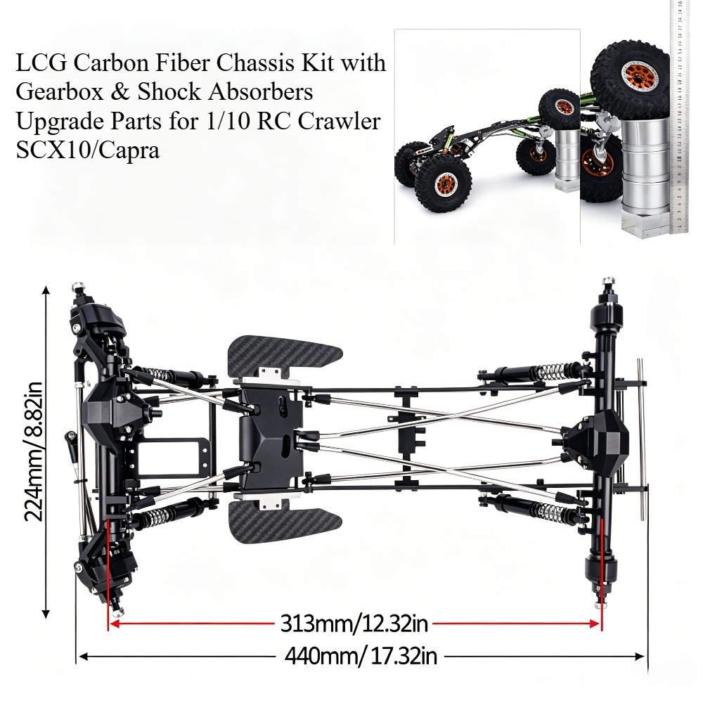 1/10 RC Rock Crawler LCG Carbo - Rc Rock Crawler 评论和价格
