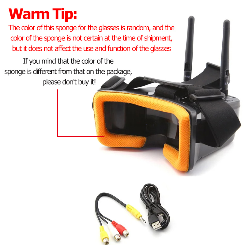VR009 FPV Video Goggles 3Inch  - Drone Rc With Screen 评论和价格